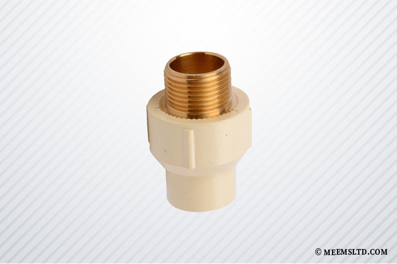 CPVC MALE ADAPTER BRASS THREAD